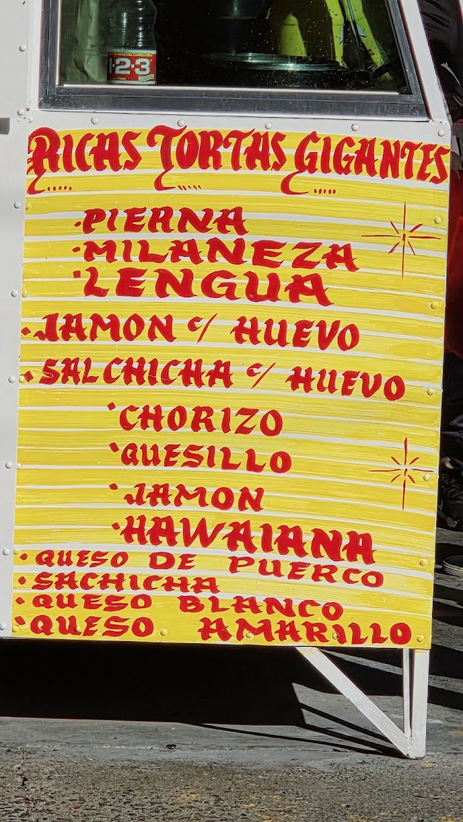 Tortas De Vallejo Menu - Image 6